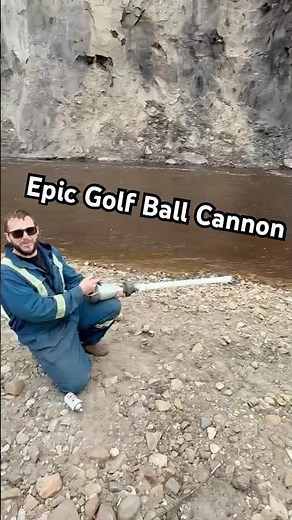 Epic Golf Ball Cannon
