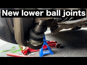 How to install lower ball joints on a g35