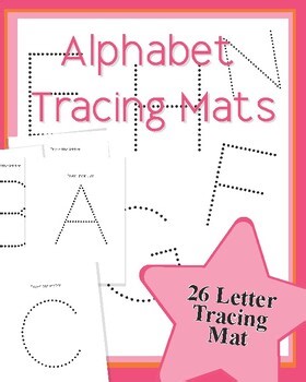 Reusable Alphabet Tracing Mats | A–Z Letter Tracing |Fine Motor Practice