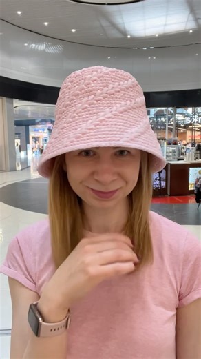 Pattern | Summer Raffia Bucket Hat | Crochet Hat with Cable Pattern