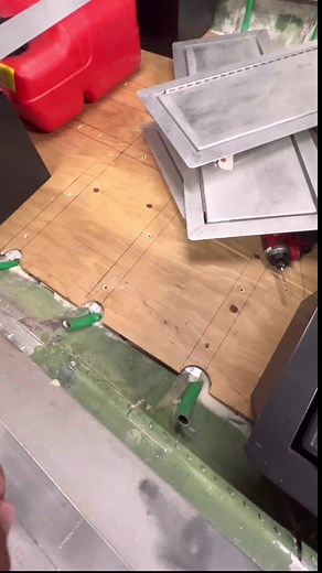 Quick #subfloor tutorial. #tinyboatnation #TBNation #UnsealTheMeal #SmellLikeIrishSpring #fishtok #diy #jonboat #howto #project #fyp #viral #tbnationoutdoors #tincancrew_official