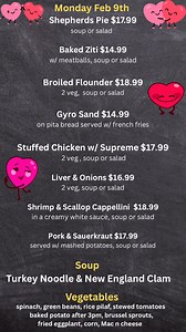 Today’s dinner specials 🚨 | The New Dining Car