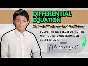 Differential Equations: Method of Undetermined Coefficients (example)