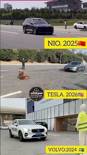 Volvo vs Tesla vs Nio: The Ultimate AEB Brake Test! 🛑