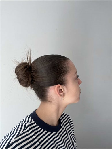 #coiffure #match #plaquage #chignon #fyp