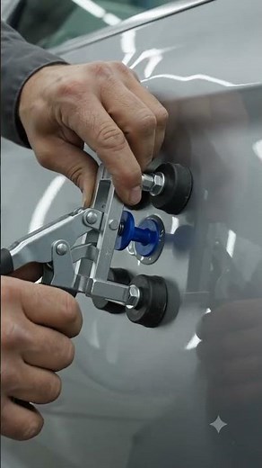 Satisfying Car Dent Removal Process! 🚗✨ | Paintless Dent Repair (PDR)