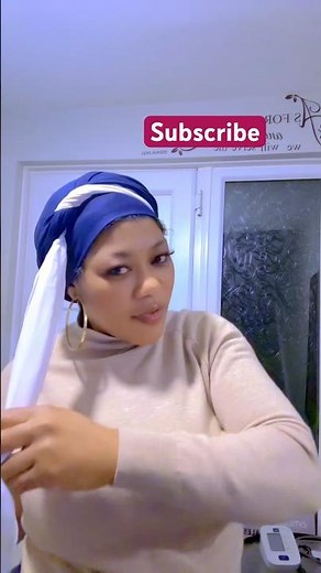 How to tie head scarf easily #shortsfeed #headwrapping #headwear ‪@CalistaStarBeauty‬