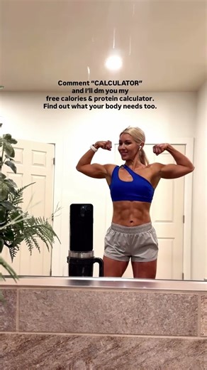 🫶🏻 Want to know how many calories and protein grams your body needs each day too in order to hit