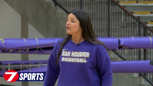 Mic'd up with Sam Houston Lady Broncos basketball coach, Brandi Pryor. The Lady Broncos take on the Sulphur Lady Tors on Friday for the 7 Sports Final Buzzer Game of the Week! | KPLC 7 Sports