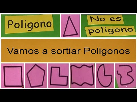Lección de polígonos - como identificar en Polígonos o No Polígonos - formando polígonos