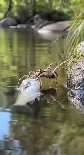 281K views · 3.9K reactions | ️ Fishing Spider Drags a Full-Size...