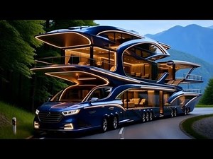 Inside the World’s Most Futuristic Royal Motorhome | AI Luxury Double-Story Smart RV