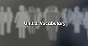 Unit 2 lớp 7 Vocabulary - Từ vựng