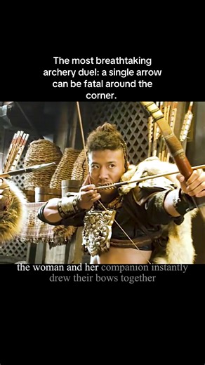 The most breathtaking archery duel: a single arrow can be fatal around the corner. #movie #tiktok #typ #for #film