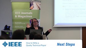 IEEE Authoring Part 9: Next Steps