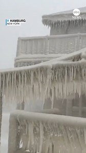 29K views · 854 reactions | A restaurant beside Lake Erie in Hamburg became covered in ice after Western New York was impacted by lake-effect snow. https://abcnews.visitlink.me/QrJD8g | ABC News | Facebook