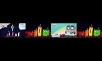 Mix of 4 videos from youtube : 4 Numberblocks Differences Languages