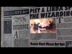 Daily Prophet poster with moving object