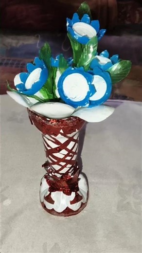 string bottle make flower top #handmade #shortvideo