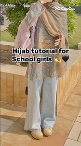 Hijab tutorial for school #hijab #tutorial #muslim #islamicstatus #islam #islamic #hijabi