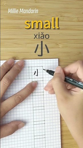 Learn Chinese Character⎮Xiao: SMALL⎮Handwriting⎮Chinese Hanzi⎮Write Chinese⎮Millie Mandarin