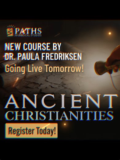 The wait is finally over! Dr. Paula Fredriksen’s semester-length course, Ancient Christianities: The First Five Hundred Years, officially kicks off tomorrow, Jan 27th. We are about to embark on a 20-lesson journey from Jesus to Augustine, untangling the complex web of diverse beliefs, imperial politics, and theological battles that shaped the Western world. Don't miss the chance to attend Lecture 1: