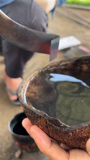 7.1K views · 12 reactions | The process of plating a rubber tree sap tapping tool #fblifestyle #blacksmith #blacksmithing | Pande Besi | Facebook