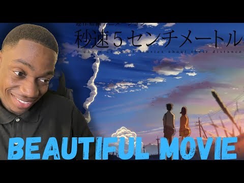 REACTING TO 5 CENTIMETERS PER SECOND | Makoto Shinkai Emotional Anime Movie Reaction