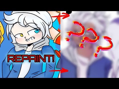 REPAINT! - Undertale Characters as Humans Speedpaint
