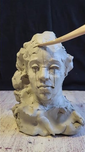 #sculpture #clay #modelage #sculptingprocess #shorts