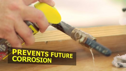 31K views · 66 reactions | Metal pipes rust easily, making it difficult to disconnect stuck pipe fittings from the threads. Use of the Day: Apply WD-40® Specialist® Rust Release Penetrant Spray to break down rust quickly and loosen them. | WD-40 | Facebook
