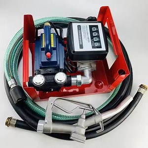 [Hot Item] AC Pump 220V 110V Fuel Diesel Refueling Electric Transfer Pump Assy with Quantitative Flow Meter