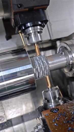 5.8K views · 32 reactions | Dual-Spindle Synchronous Cutting Demo on DS Series CNC Lathe with Truss Manipulator Automation. #cnc #cnclathe #machine #metalworking #usamanufacturing | Smartlathe | Facebook