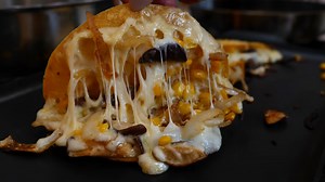 How to make cheesy vegetable quesadilla step-by-step