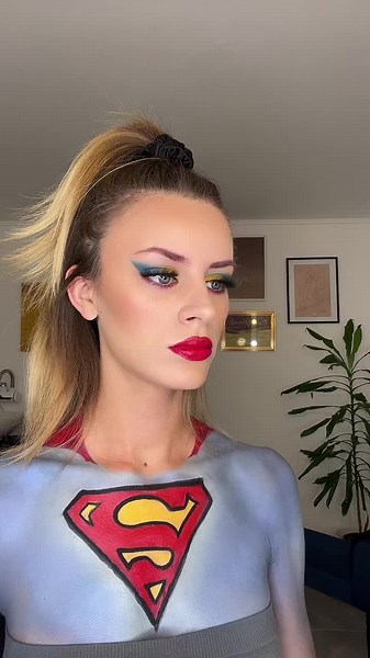 Supergirl Makeup Transformation Inspired by Cadmus