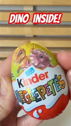 Kinder Surprise MEGAPETS 🥚 Tiny Dinosaur Toy! #asmrunboxing #kindersurprise #eggsurprise