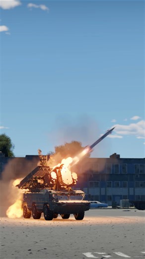 Mehedi gaming on Instagram: "Catastrophic SAM launch: vehicle explodes in flames."