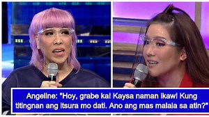 Vice, Angeline, nagkahamunan sa 'It's Showtime' dahil sa usapang plastic surgery