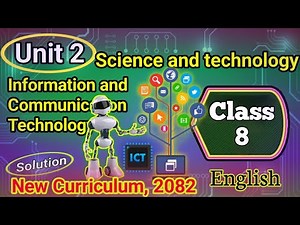 Class 8 Science Unit 2 | Information and Communication Technology | Full Exercise Solution (English)
