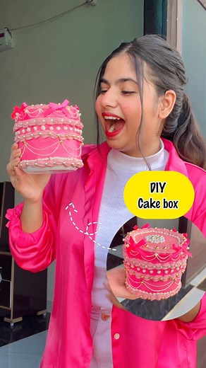 110K views · 2K reactions | DIY fake cake box #reelsfbシ #fypシ゚viralシ #craft #diy #art #instagood #fbreelsfypシ゚ | Priyanjali Singh | Facebook