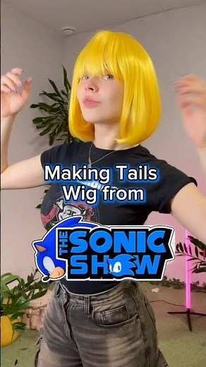 Tails Sonic Cosplay Wig Tutorial Crafting DIY #sonicmovie #sonicthehedgehog Shadow #soniccostume