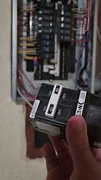 How install a 40 Amps Breaker #electrical