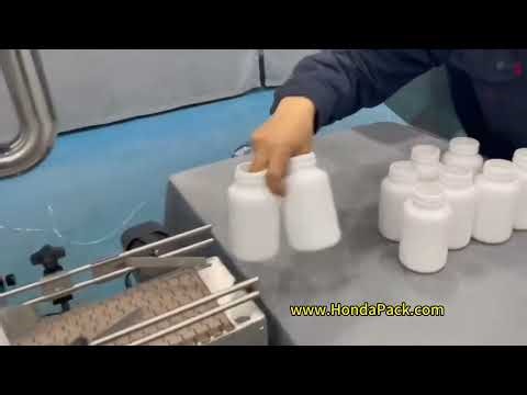 Máquina contadora y llenadora de pastillas en bolsas y botellas