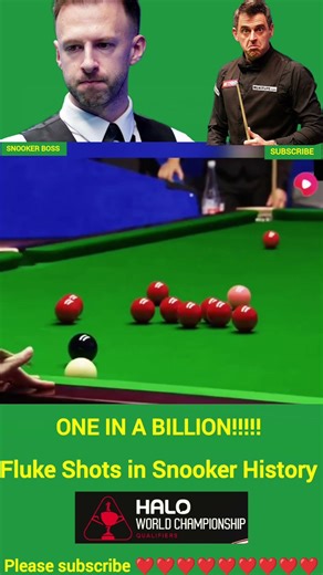 ONE IN A BILLION! Fluke Snooker Shorts That Made Crowd Speechless Halo World Championship Qualifiers