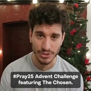 Join George Xanthis, the actor who plays John the Apostle in The Chosen, and pray the 25 days leading up to Christmas on Hallow, the #1 Christian Prayer app. | Hallow