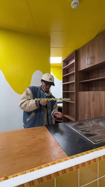BAKERY MID-BUILD TOUR!! 🍞 Here’s a sneak peek of what the space looks like so far. The painting is almost finished and we have a newly tiled counter!! ✨ Most of our equipment haven’t arrived yet so there’s still a bit to do 🫠 Working overtime to get the doors open, see you real soon!!! 🙌 #londonbaker #Londonbakery #London #bakery