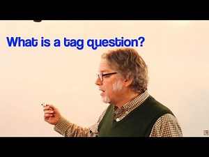 What is a tag question?