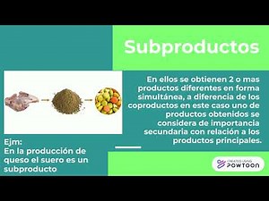 Productos conjuntos y subproductos: Conceptos