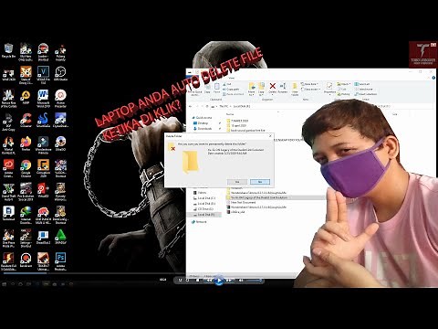 SOLUSI LAPTOP AUTO DELETE FILE!, KETIKA KLIK FOLDER LANGSUNG MINTA DELETE