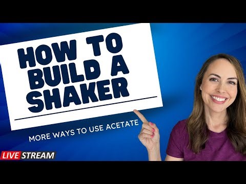 How to Make a Distress Spritz Background & Build a Shaker Card